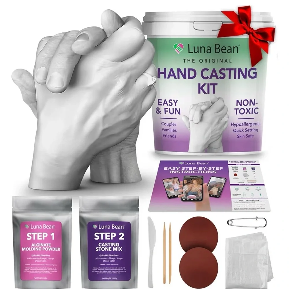 COUPLES DAY OR SPECIAL OCCASION Hand Casting Kit - White NEW